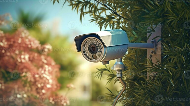 cctv-security-cameras-for-outdoor-use-installed-outside-the-house-the-alarm-system-ai-generative-photo