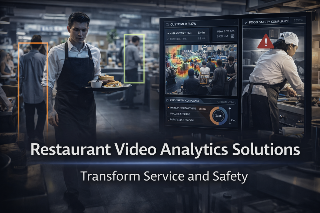 Restaurant video analytics solutions